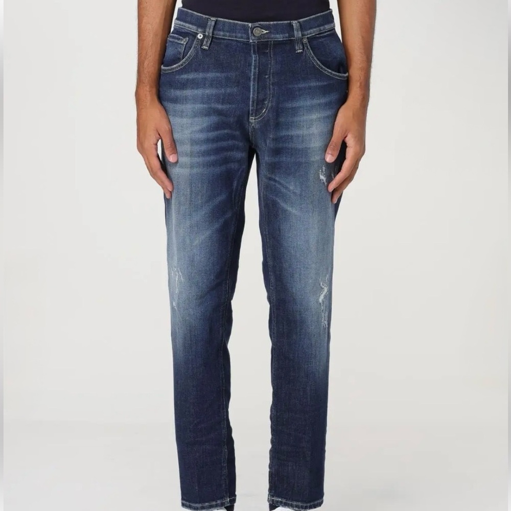 Dondup NWT George Skinny Fit Jeans Size 29 Men’s Made in Italy Luxury Denim